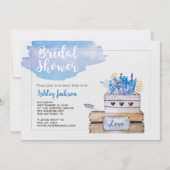 Invitation Rustique de douche nuptiale (Devant)