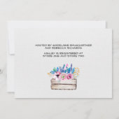 Invitation Rustique de douche nuptiale (Dos)