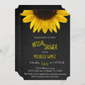 Invitation rustique de Fête de la mariée de (Devant / Derrière)