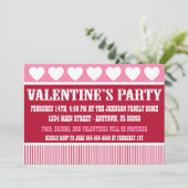 Invitation rustique de partie de Saint-Valentin (Debout devant)