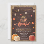 Invitation rustique de pendaison de crémaillère po (Devant)