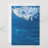 Invitation Rustique de Quinceañera Fleurie (Dos)