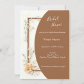 Invitation Rustique Earthy Floral Harmony (Devant)