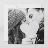 Invitation Rustique Elegant Signature Mariage Photo (Dos)