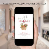 Invitation Rustique Elle est hors du marché Code QR Mariage