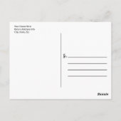 Invitation Rustique En vichy Sunflowers (Dos)