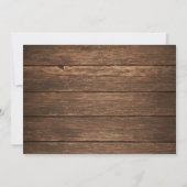 Invitation Rustique Enregistrer la date | Mason Jars & String (Dos)