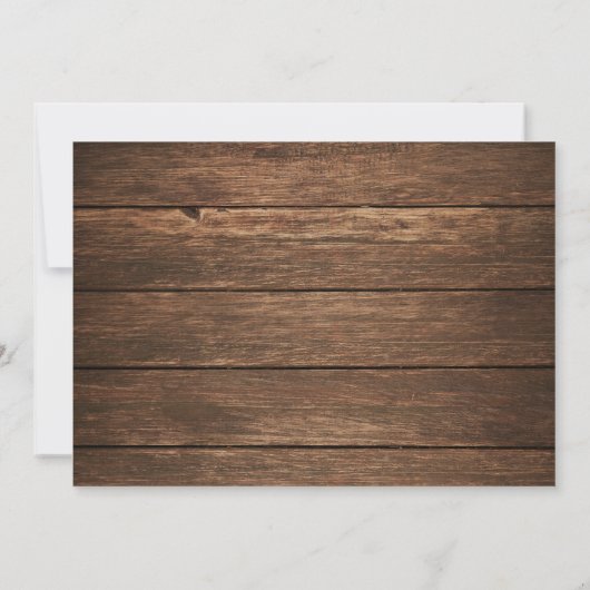 Invitation Rustique Enregistrer la date | Mason Jars & String (Dos)