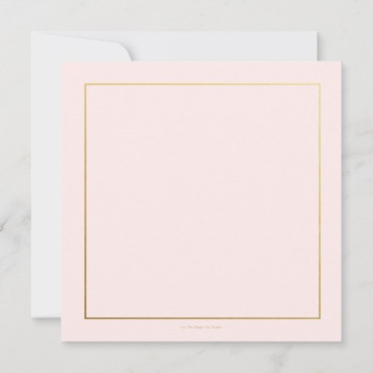 Invitation Rustique Eucalyptus Blush Dusty rose Mariage flora (Dos)