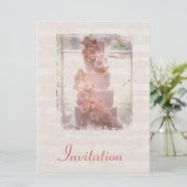 Invitation Rustique Faire-part de mariage Chic (Debout devant)
