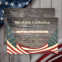 Rustique Faux Wood | Frappes Vintages 4 juillet