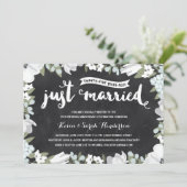 Invitation Rustique Floral | 25e anniversaire de mariage (Debout devant)
