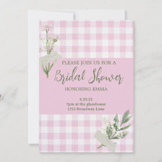 Invitation Rustique Floral Bridal
