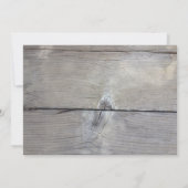 Invitation Rustique Floral Chalkboard Bridal Douch (Dos)