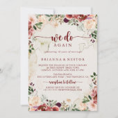 Invitation Rustique Floral D'Été Nous Réagissons À Nouveau Vo (Devant)