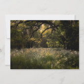 Invitation Rustique Floral Enchanted Forest Tree Sweet 16 Par (Dos)