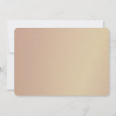 Invitation Rustique Floral Pink Navy bleu photo Mariage (Dos)