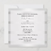 Invitation Rustique Golden Horseshoe Silver Wht Rehearsal Din (Dos)