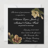 Invitation rustique grange bois bohème mariage bohème (Dos)