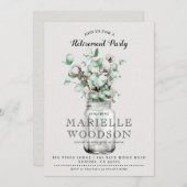 Invitation Rustique Greene Retirement Party (Devant / Derrière)