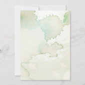 Invitation Rustique Holly Aquarelle Soirée (Dos)