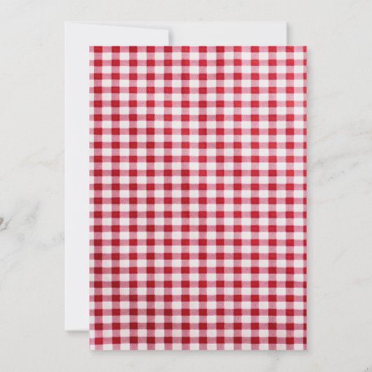 Invitation Rustique I DO BBQ Couples Douche (Dos)