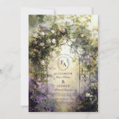 Invitation Rustique Ivy Arch Jardin extérieur Mariage (Devant)