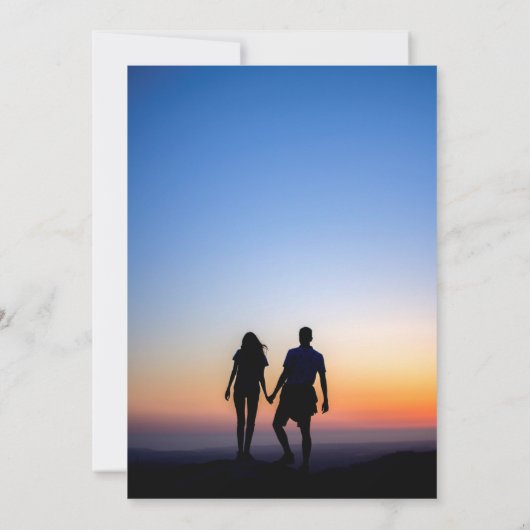 Invitation Rustique Letterpress (Dos)