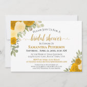 Invitation Rustique Marigold & Boho Jaune Fête des mariées Ro (Devant)