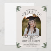 Invitation Rustique minimaliste Anniversaire Pays (Devant / Derrière)