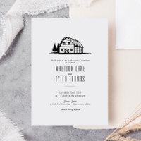 Rustique moderne Pays Blanc Mariage de la grange