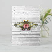 Invitation Rustique Moth Foil (Debout devant)