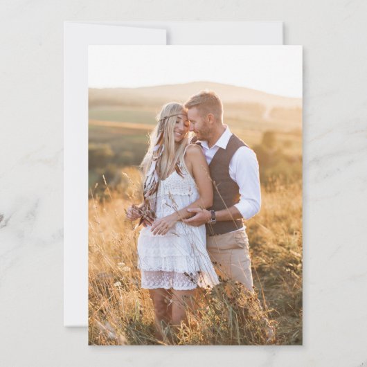 Invitation Rustique Neutral Twine Burlap Eco Boho Mariage pho (Dos)