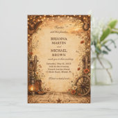 Invitation Rustique occidental vintage (Debout devant)