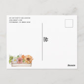 Invitation Rustique Pays Lanterne Douche nuptiale (Dos)