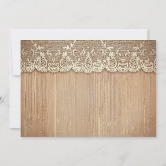 Invitation rustique pays mason jarre blanc hydrangea mariage (Dos)