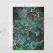 Invitation Rustique Pays Noël Vacances Bleu parties scintilla (Dos)