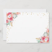 Invitation Rustique pour les 25 Ans de Mariage Flo (Dos)