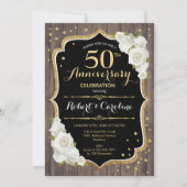 Invitation Rustique pour les 50 Ans de Mariage - B (Devant)