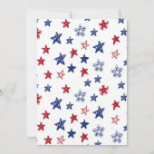 Invitation rustique pour un BBQ du 4 juillet (Dos)