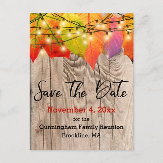 Invitation Rustique pour une Réunion de Famille -  (Devant)