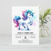 Invitation Rustique Printable Horse Anniversaire (Debout devant)