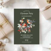 Invitation Rustique Robin Noël