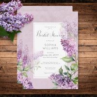 Rustique romantique violet & Fête des mariées Lila