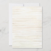 Invitation Rustique Rose Cottager Garden Mariage (Dos)