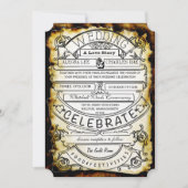 Invitation Rustique Vintage Renaissance Médiéval Mariage de b (Devant)