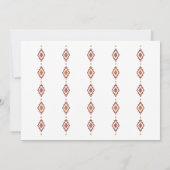 Invitation Rustique Western Rehearsdîner (Dos)