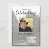 Invitation RV RVer Camper Celebration of Life, Funeral Photo (Devant)