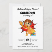 Invitation Ryan's World Comic Anniversaire (Devant)