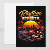 Invitation Rythme des rues (Devant / Derrière)